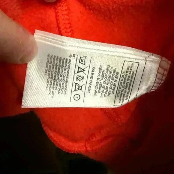 Adidas Red Fleece jacket - Picture 3 of 6